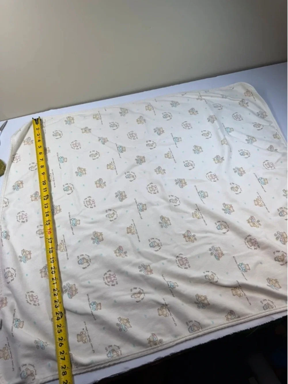 Vintage Carter's Classics 'Til Their Carters Wear Out Baby Blanket Made in USA